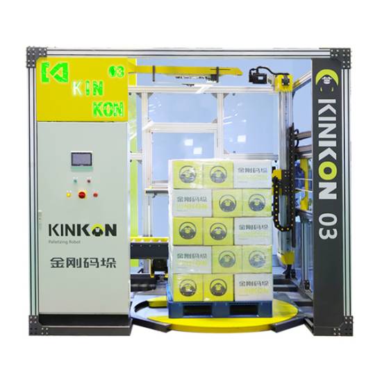 小黃蜂纏繞機:碼垛纏繞一體機